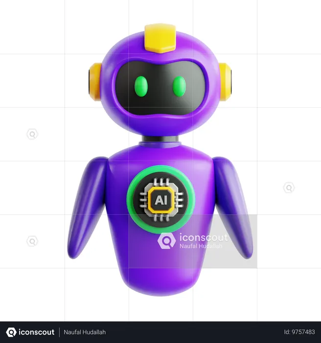 Robot  3D Icon