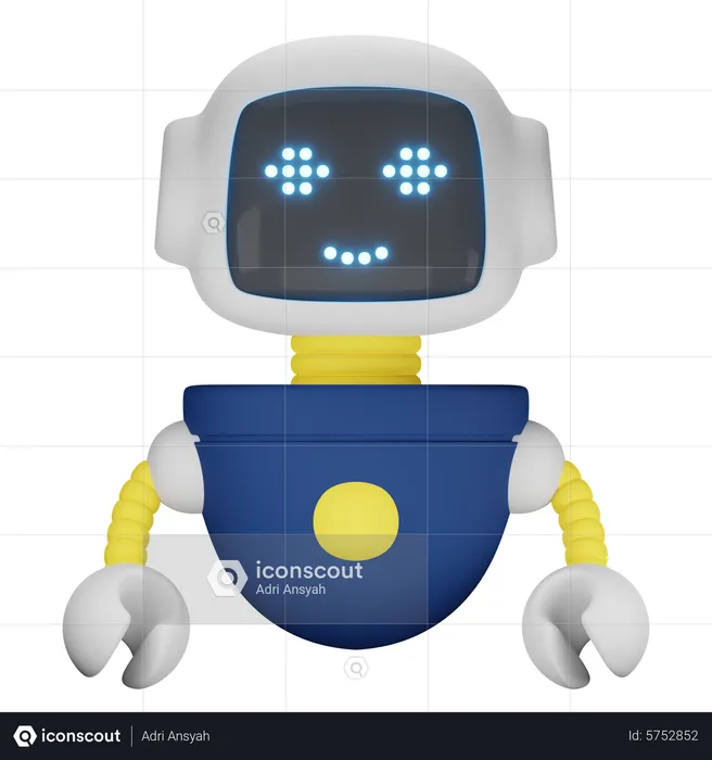 Robot  3D Icon