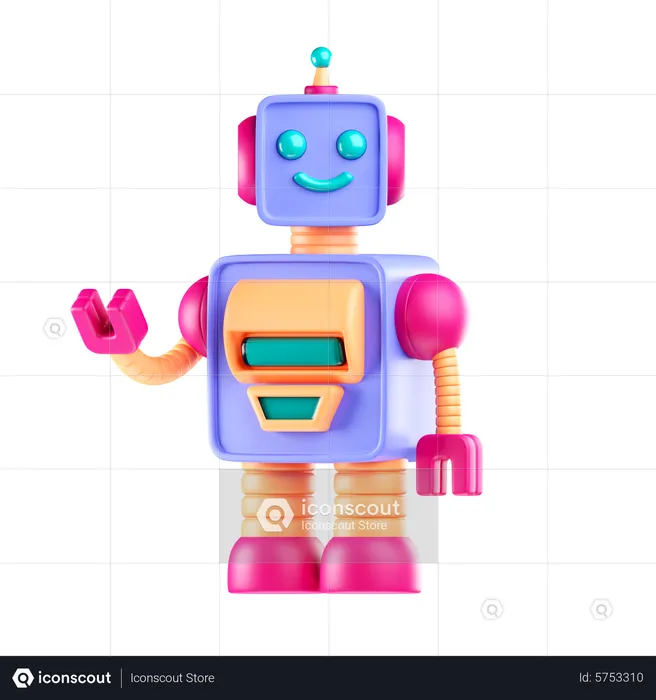 Robot  3D Icon