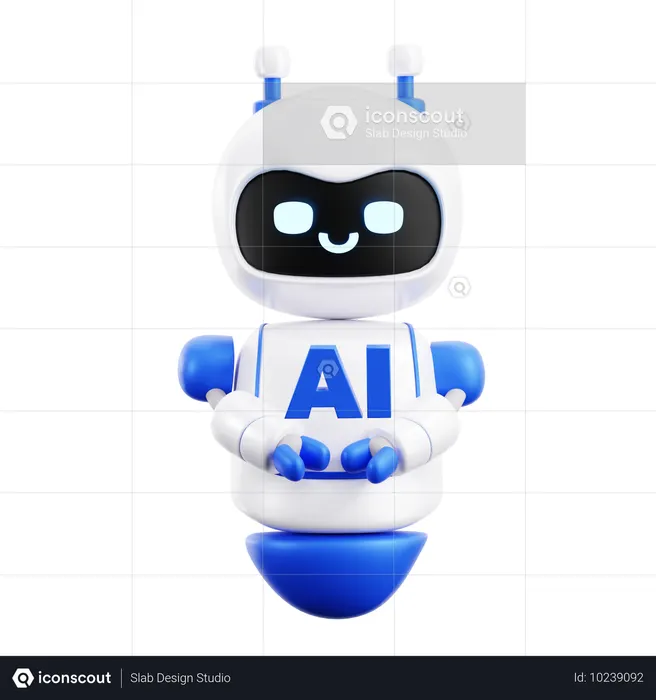 Robot Ai  3D Icon