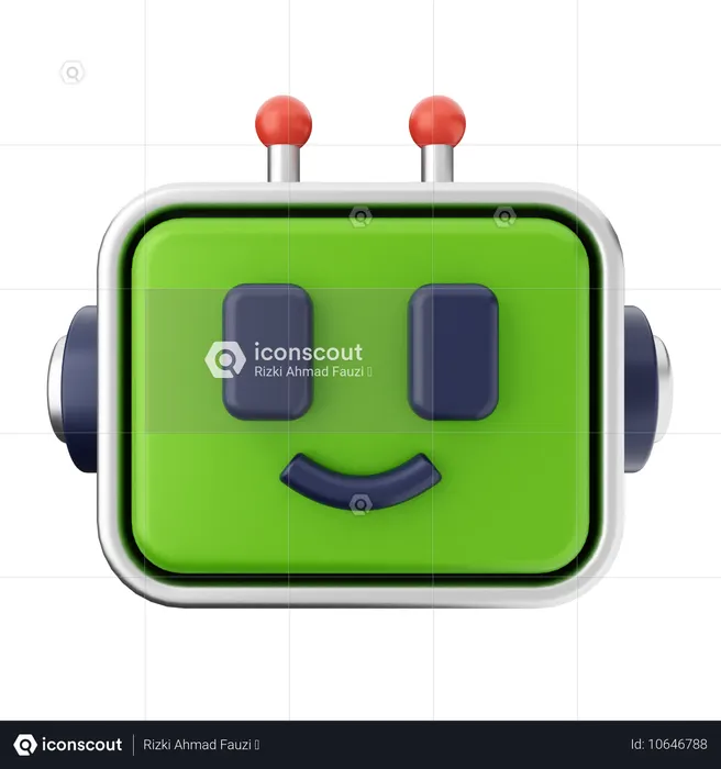 Robot Ai  3D Icon