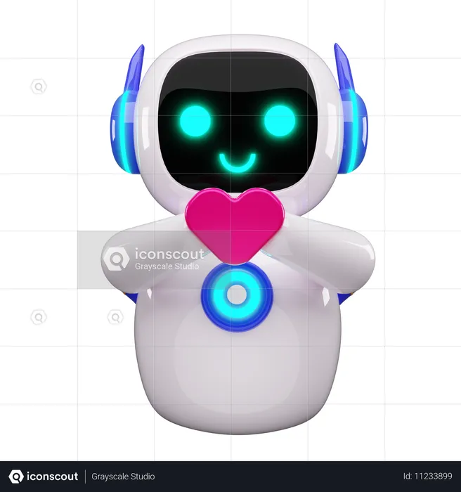 Amor robot  3D Icon