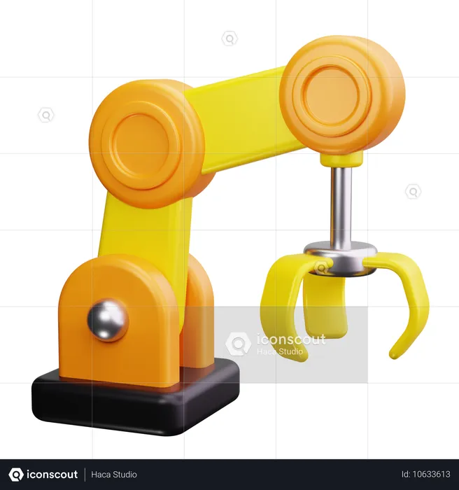 Robot Arm  3D Icon