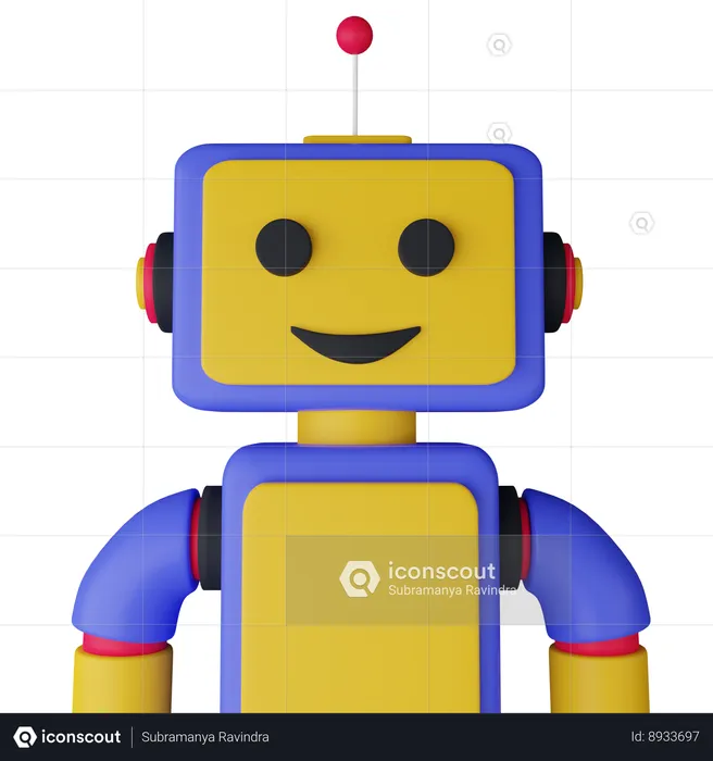 Avatar de robot  3D Icon