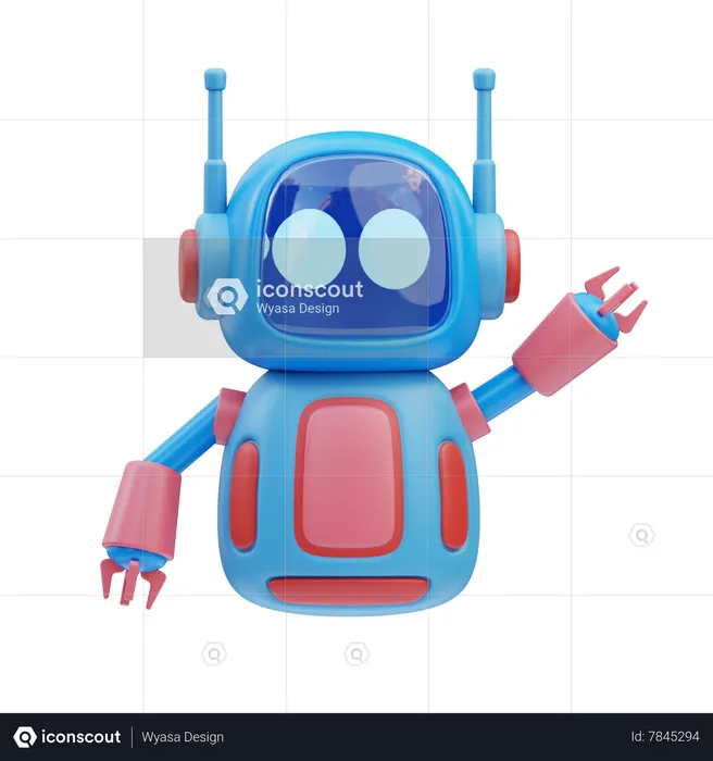 Robot Companion  3D Icon