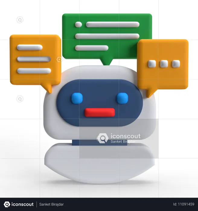 Chatbot  3D Icon