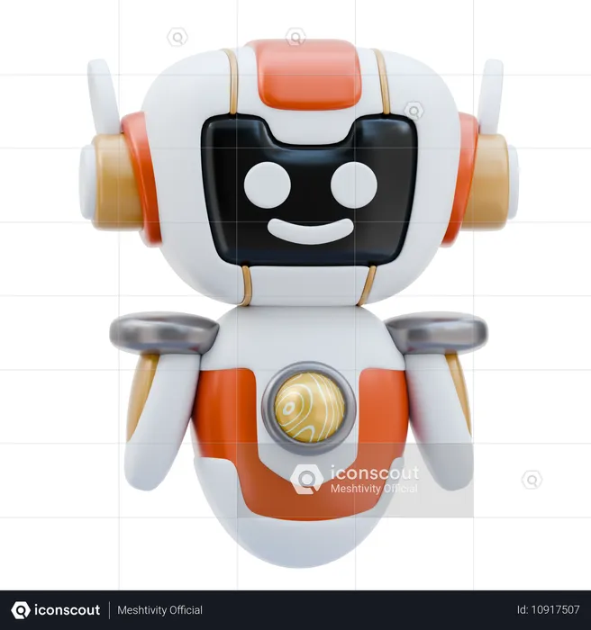 Futur robot  3D Icon