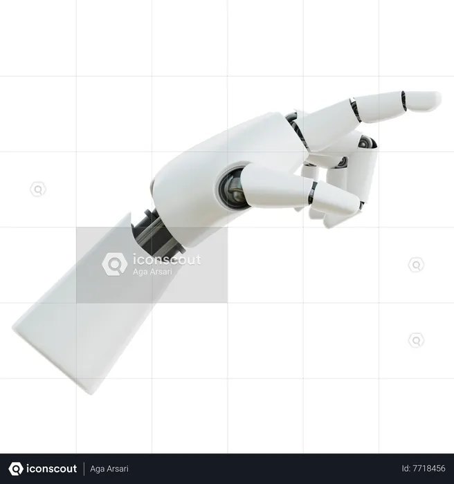 Robot Hand  3D Icon