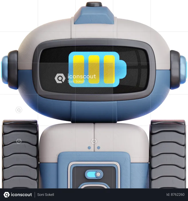 Robot intelligent  3D Icon