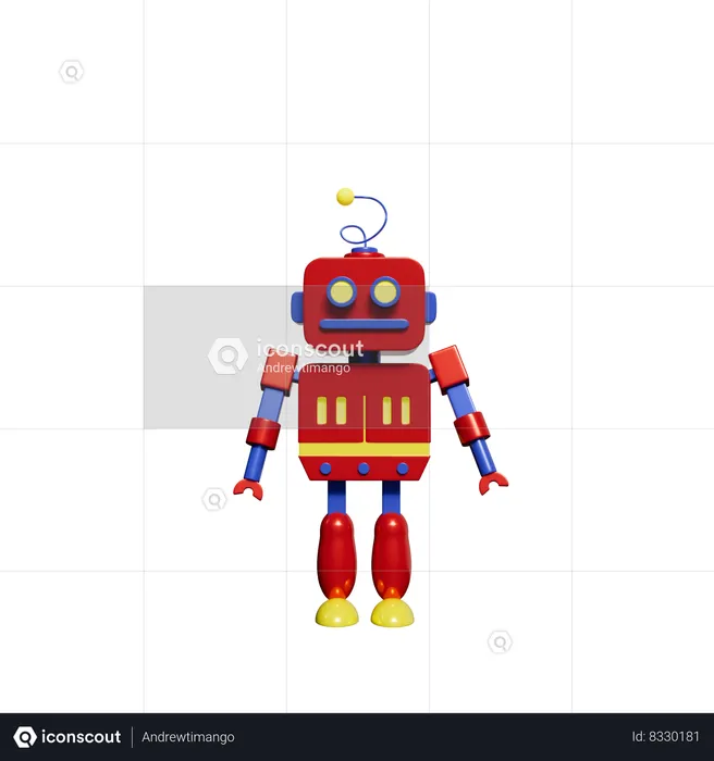 Jouet robot  3D Icon