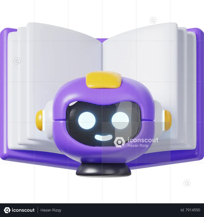 Robot Learning  3D Icon