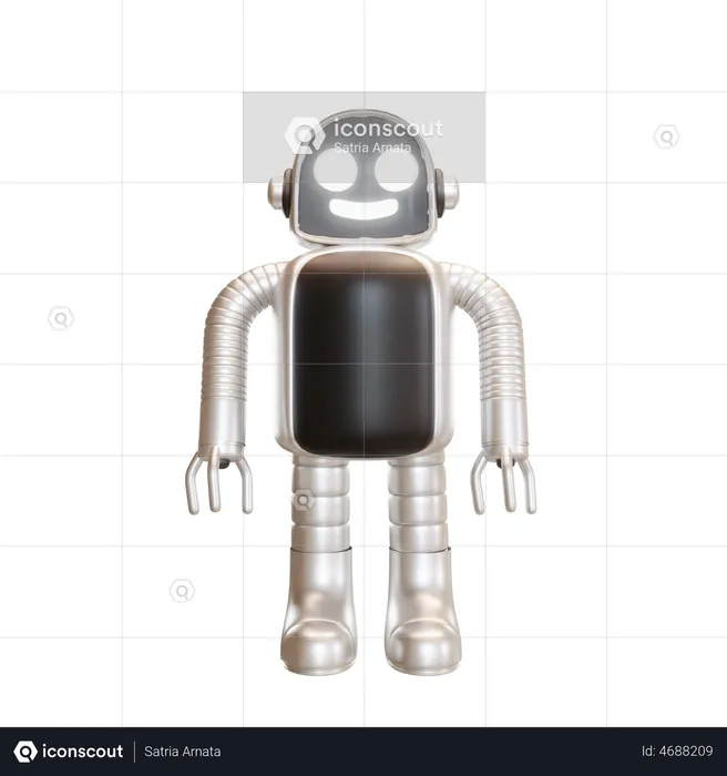 Robot Toy  3D Illustration