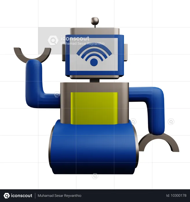 Roboter  3D Icon