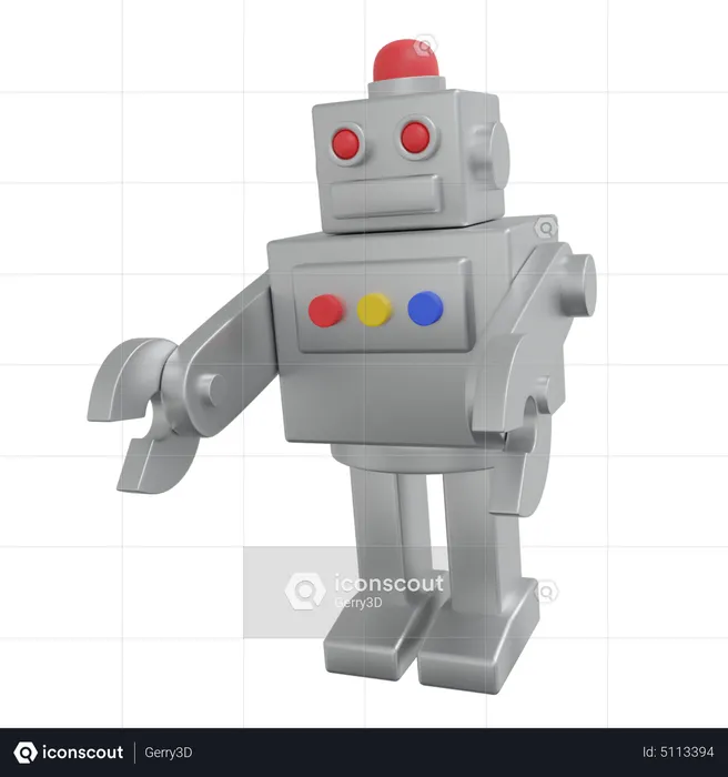 Roboter  3D Icon