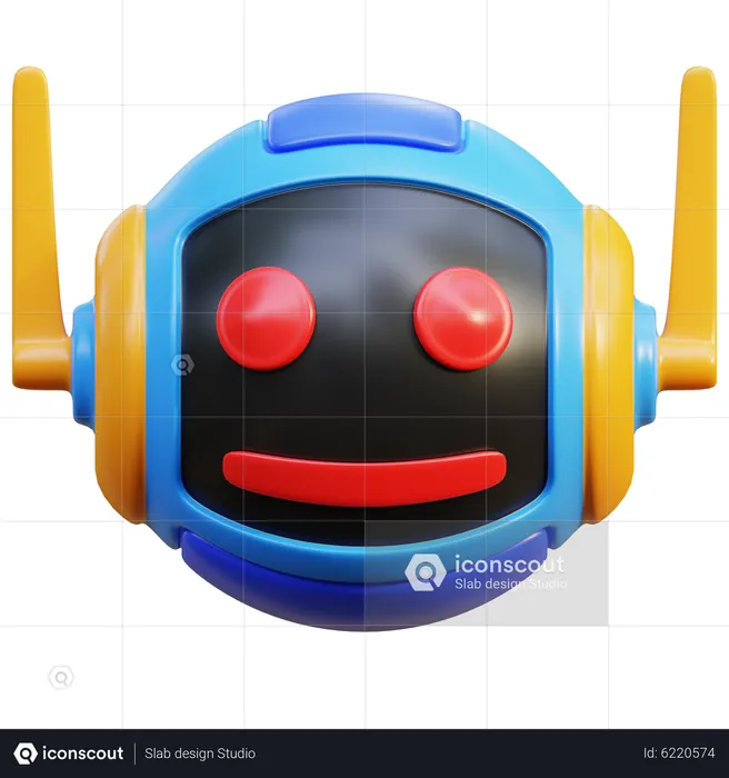 Roboter  3D Icon