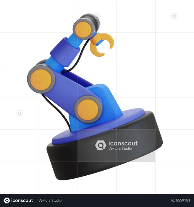 Roboterhand  3D Icon