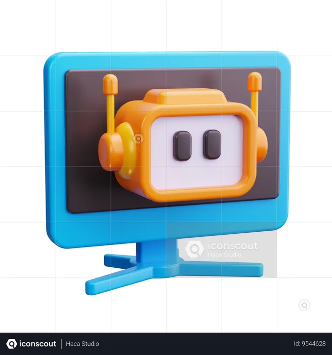 Robotic  3D Icon