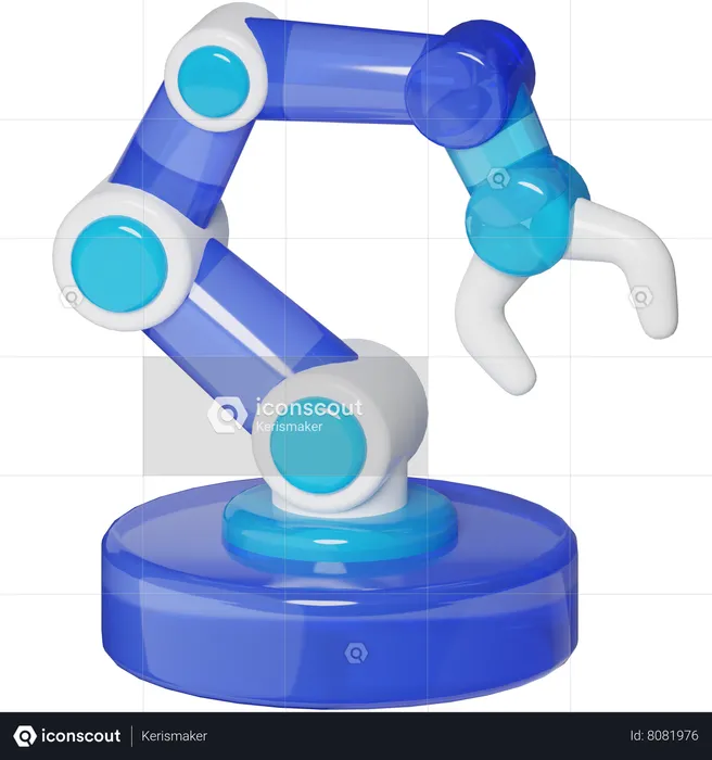 Robotic Arm  3D Icon