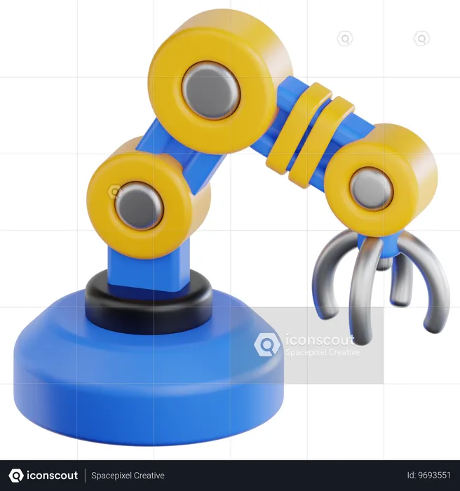 Robotic Arm  3D Icon