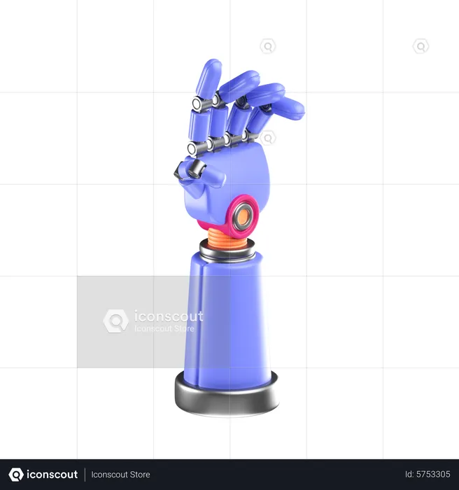 Robotic Arm  3D Icon