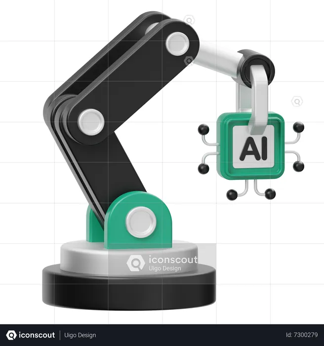 Robotic Arm  3D Icon