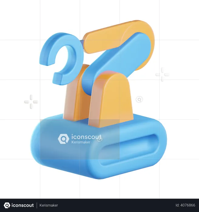 Robotic Arm  3D Icon