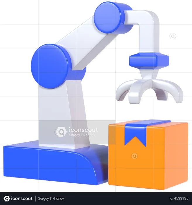 Robotic Arm  3D Illustration