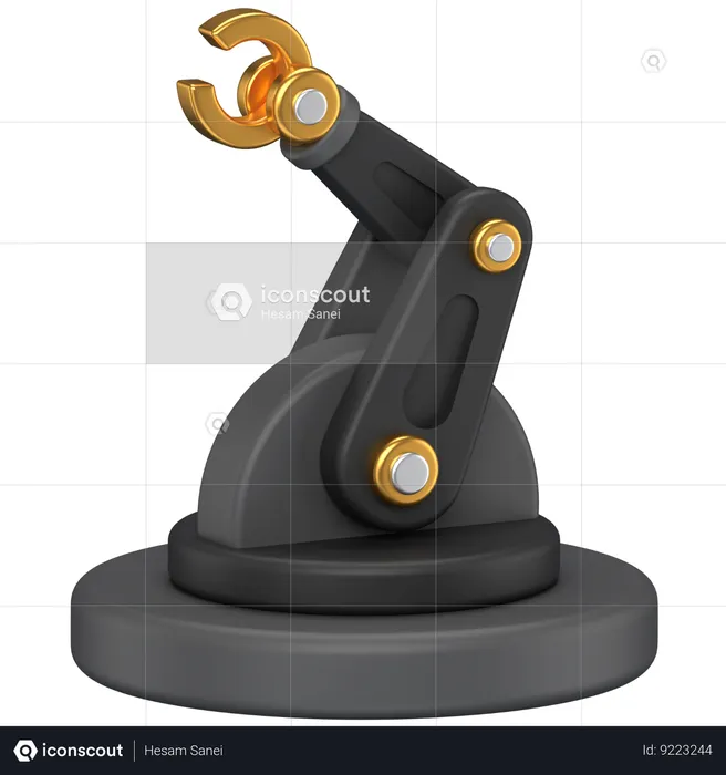 Robotic Hand  3D Icon