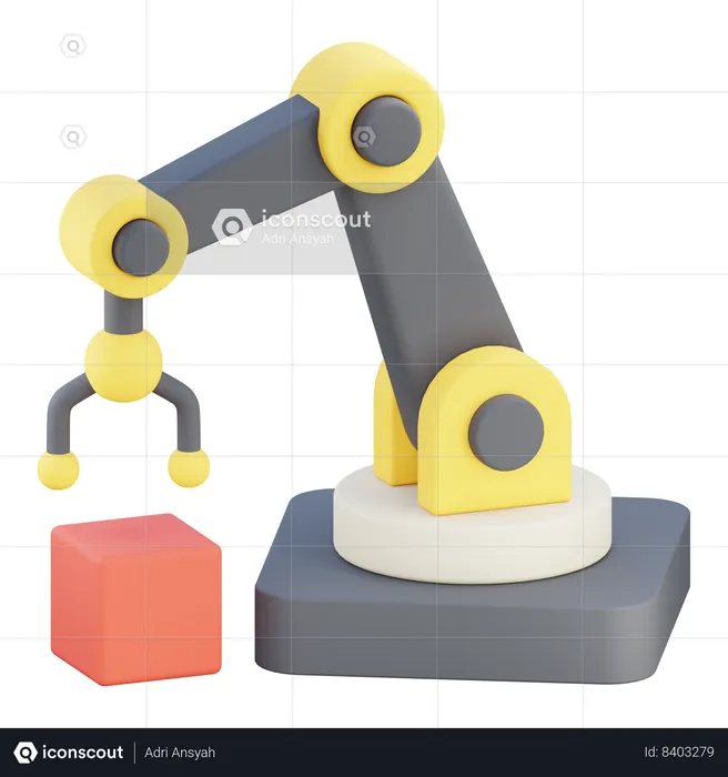 Robótica  3D Icon