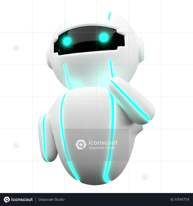 Robots Cyborg  3D Illustration