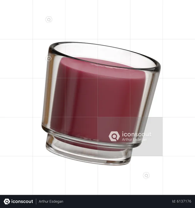 Verre à whisky  3D Icon