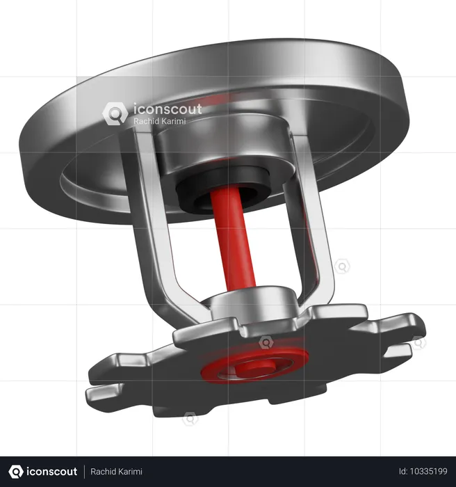 Rociador contra incendios  3D Icon