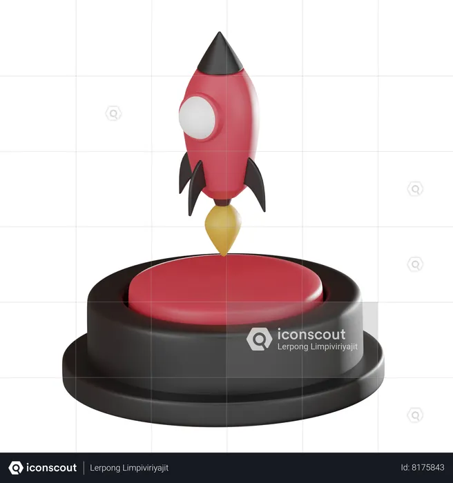 Rocket  3D Icon