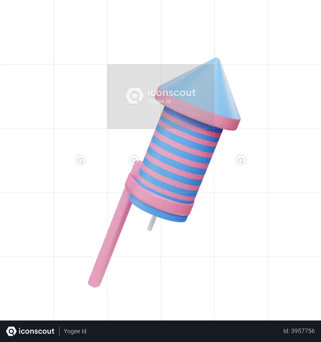 Rocket  3D Icon