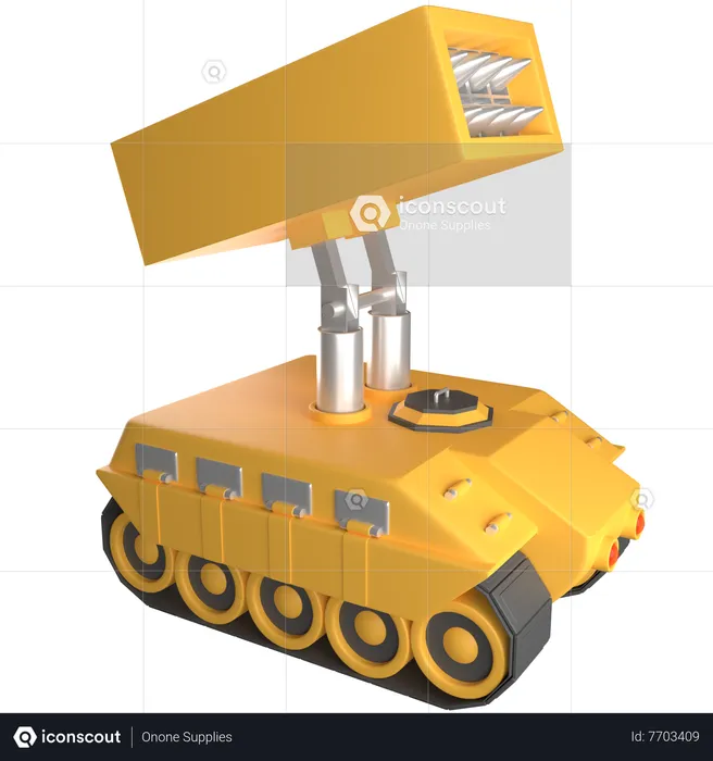 Rocket Artillery  3D Icon