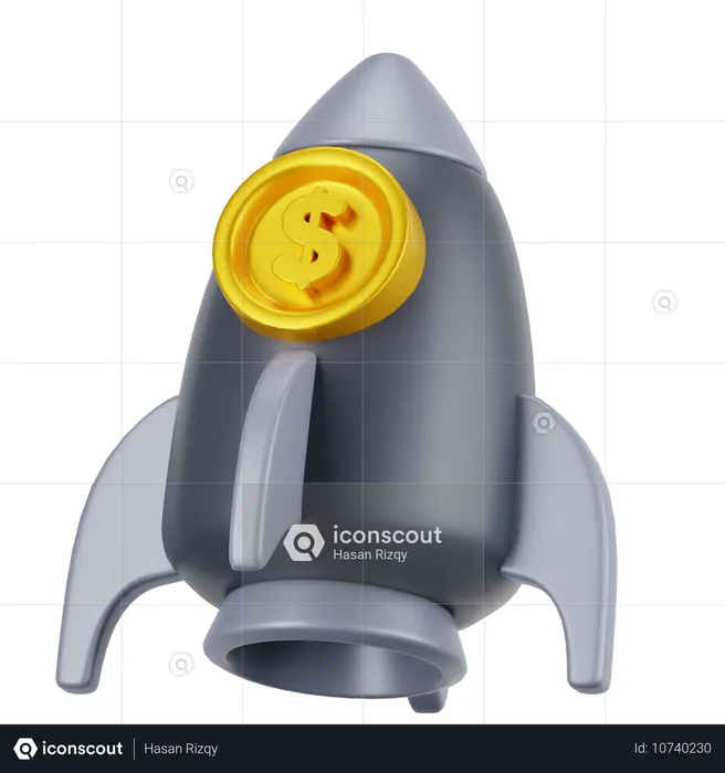 Rocket Money  3D Icon