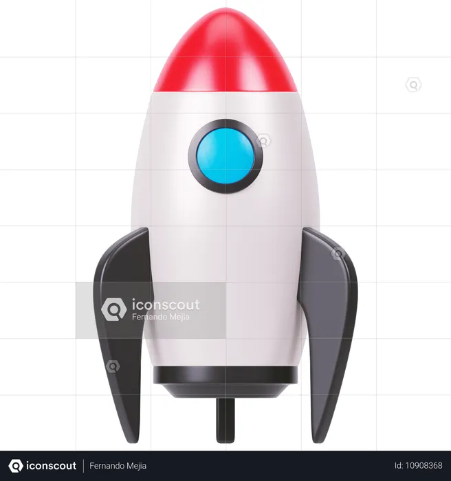 ロケット船  3D Icon