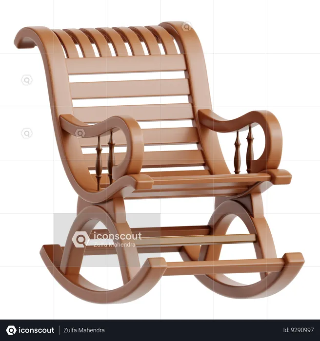 Rocking chair  3D Icon