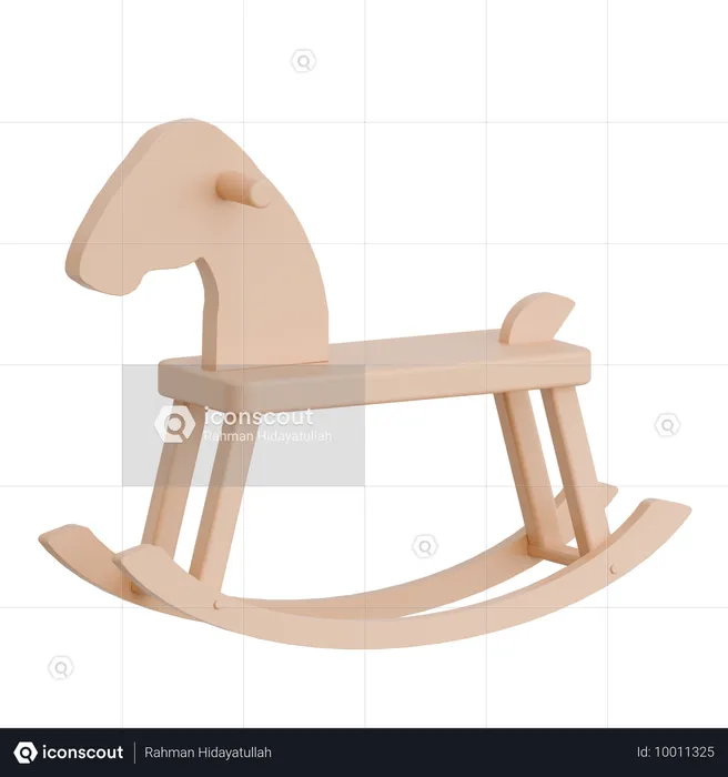 Rocking Horse  3D Icon