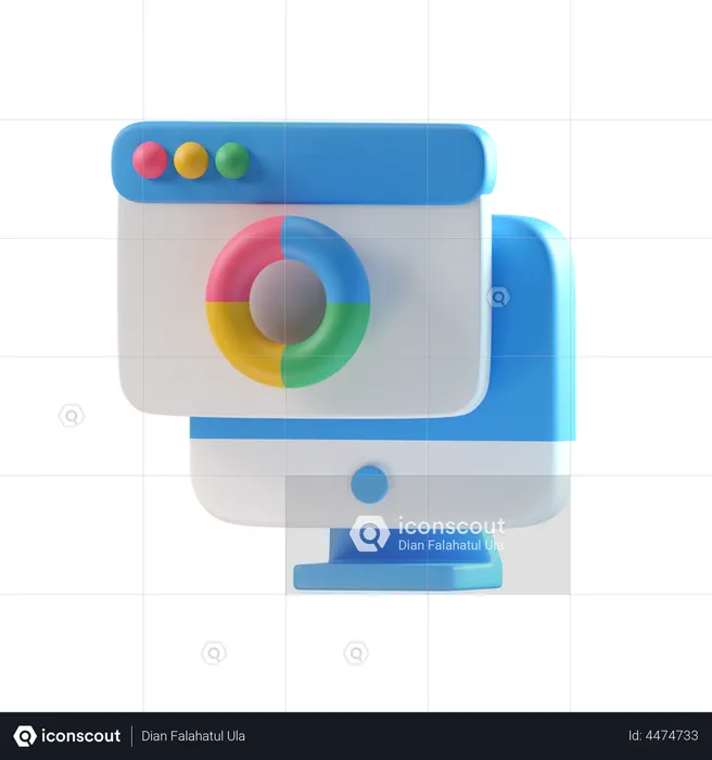 Escolha de cor  3D Illustration