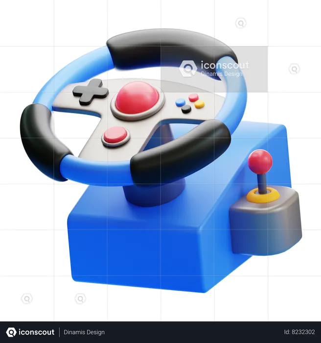 Roda de jogo  3D Icon