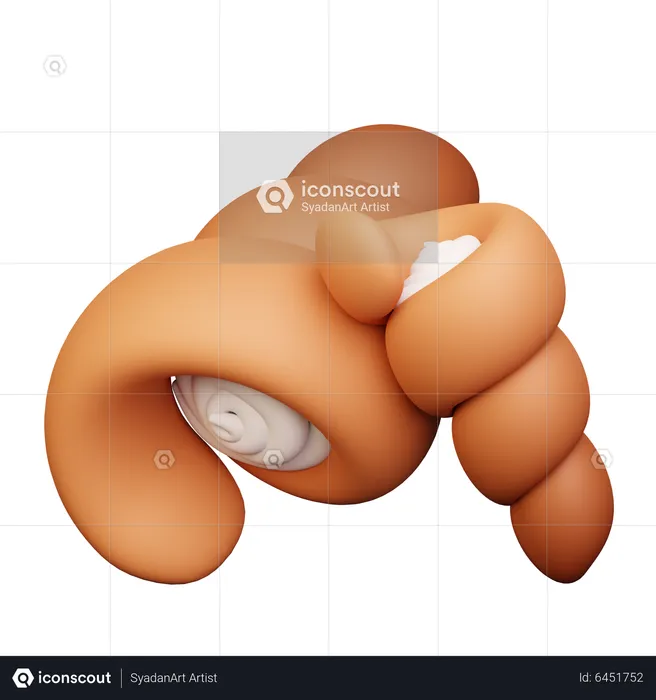 Roll Mayonnaise  3D Icon