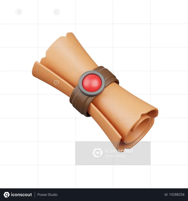 Rollenpapier  3D Icon