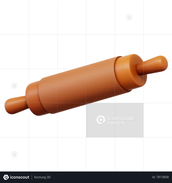 Roller Baking  3D Icon