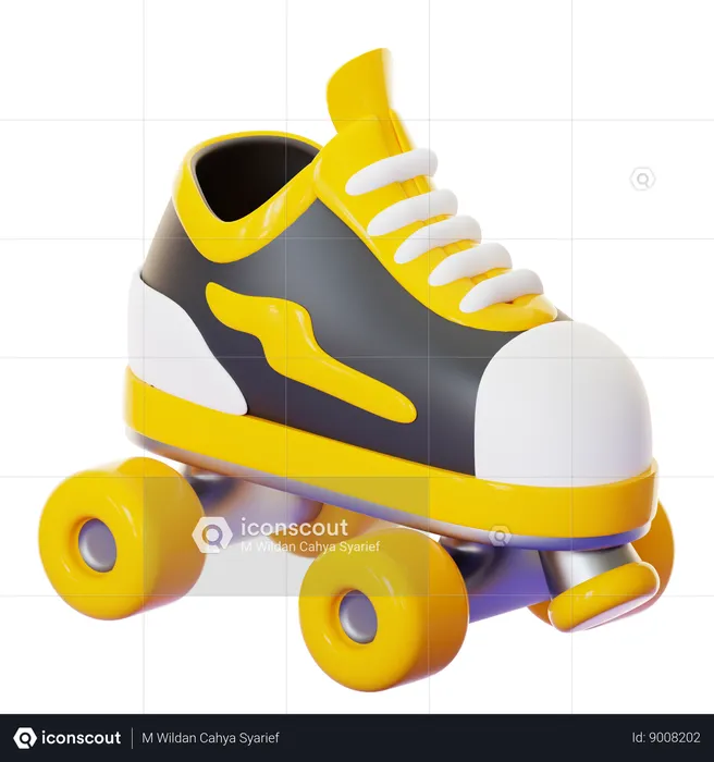 ROLLER SKATE  3D Icon