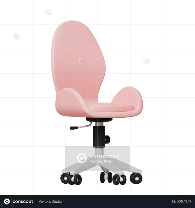 Rolling Chair  3D Icon