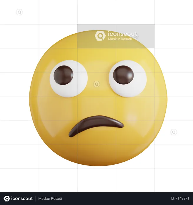 Rolling Eye Emoji Emoji 3D Icon