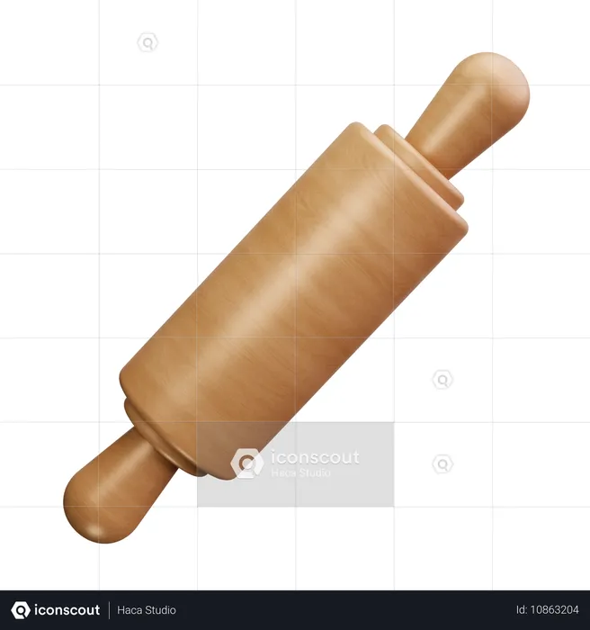 Rolling Pin  3D Icon