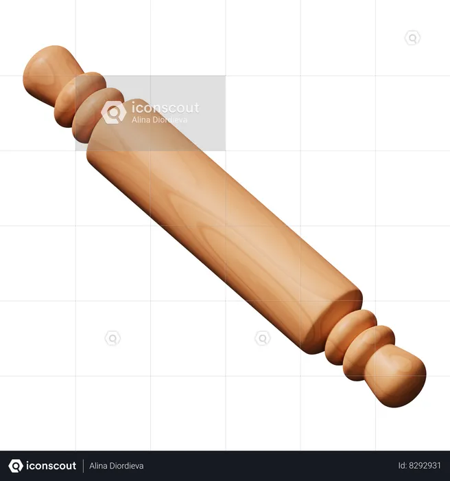 Rolling Pin  3D Icon