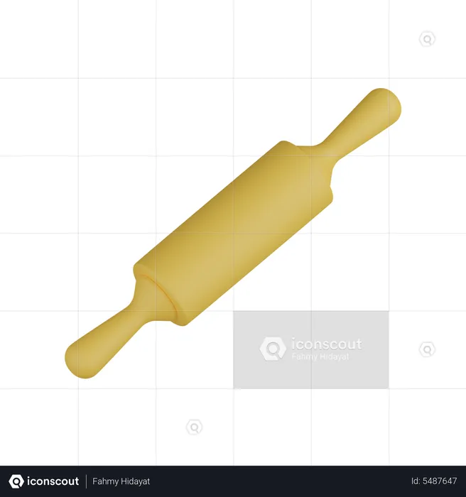 Rolling Pin  3D Icon